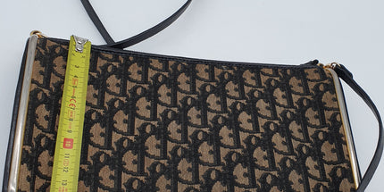 Dior vintage monogram denim crossbody bag