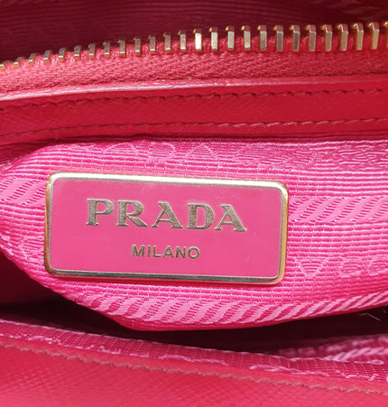 Prada galleria top handle crossbody bag