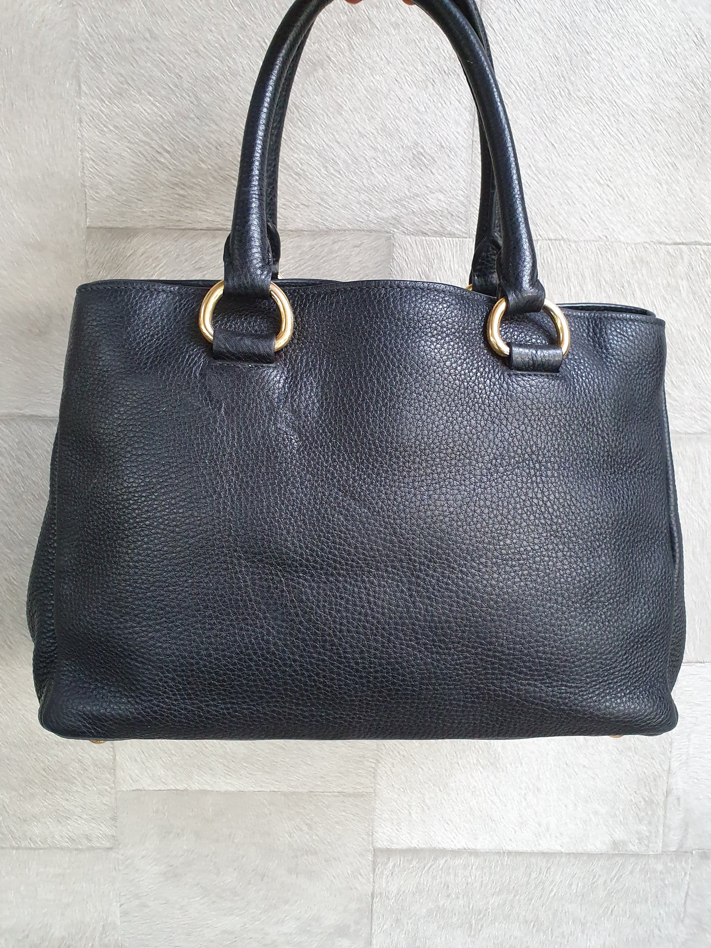 Prada leather handbag