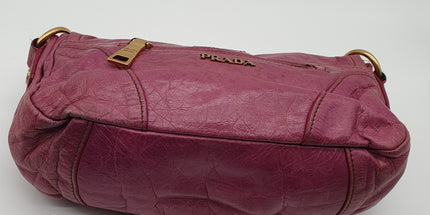 Prada leather shoulder bag