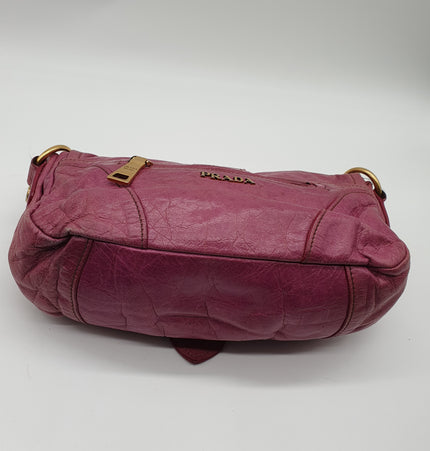 Prada leather shoulder bag