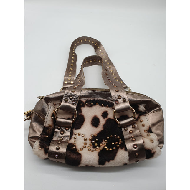 Dolce and gabbana fur shoulder bag