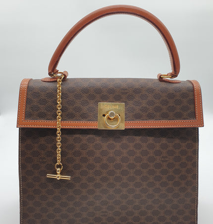 Celine triomphe vintage clasp bag