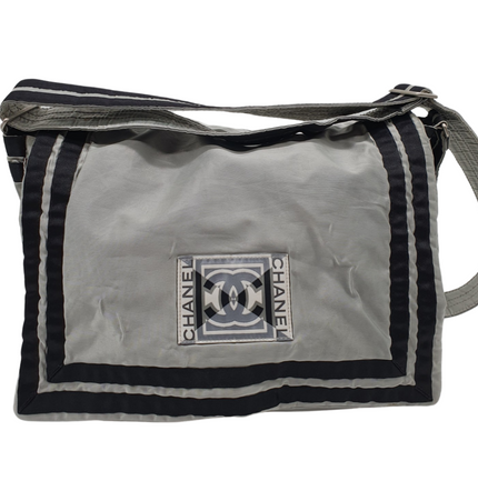 Chanel Satin Crossbody-Tasche Sportline