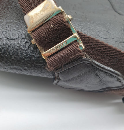 Gucci leather backpack