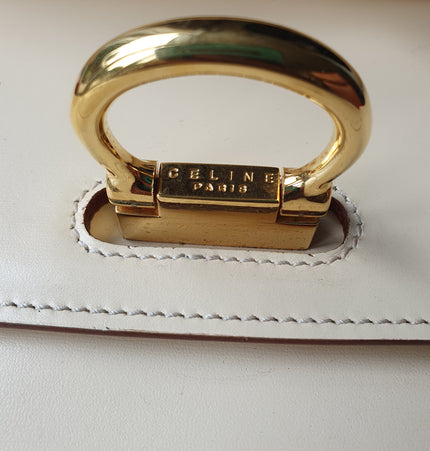 Celine vintage leather classic bag