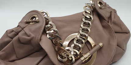Dior leather shoulder bag