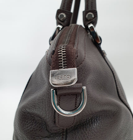 GUCCI  dome interlocking gg leather crossbody bag