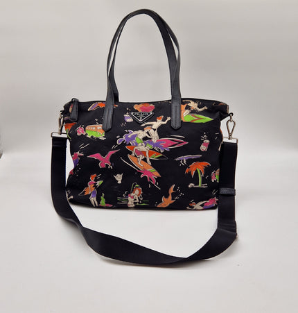 Prada colourful nylon bag