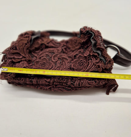 Prada lace shoulder bag