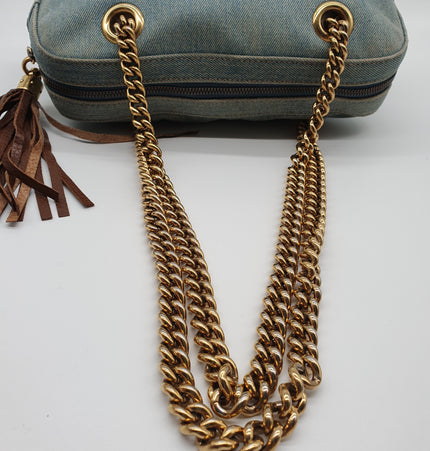 Gucci soho denim shoulder bag