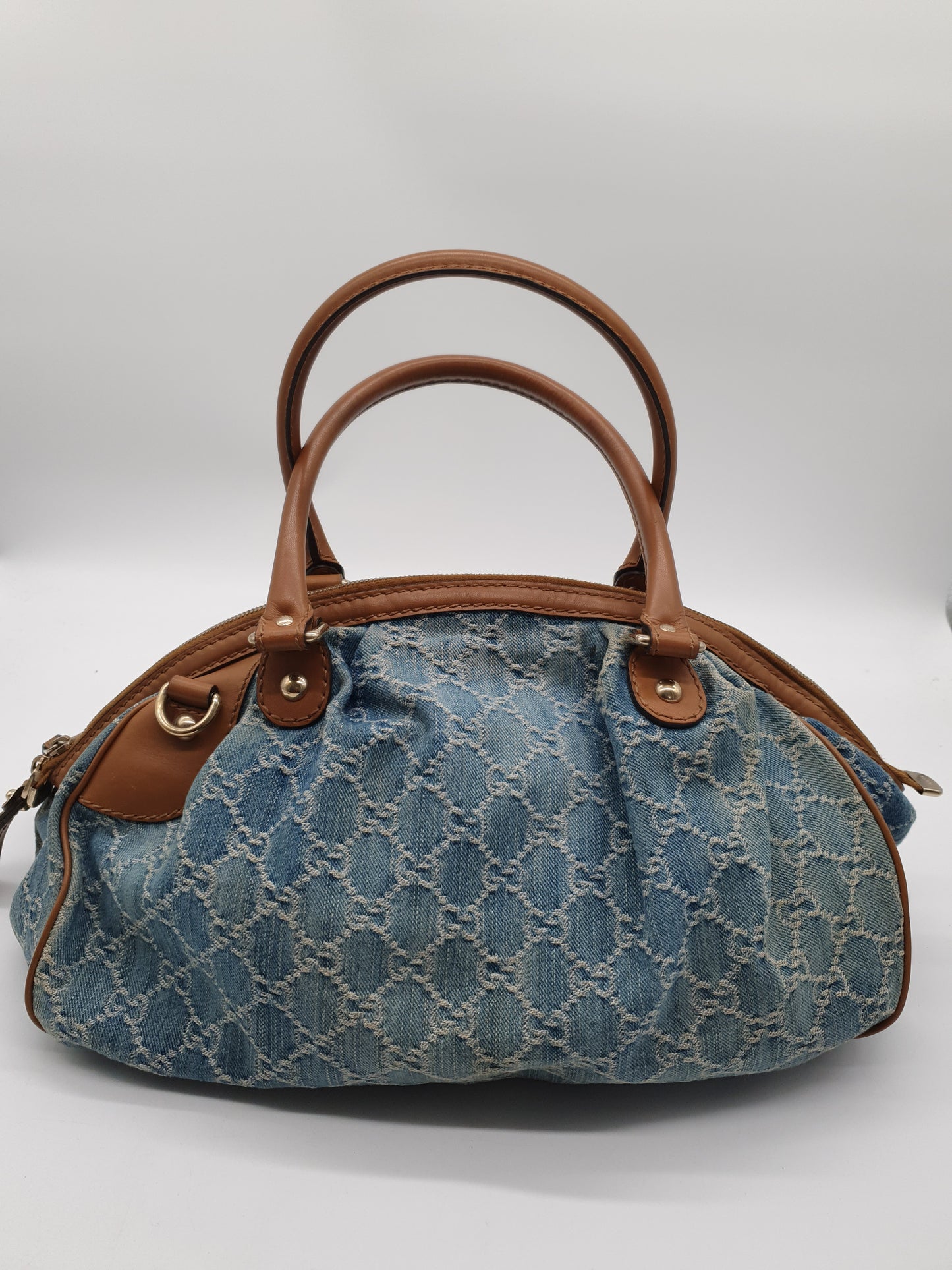 Gucci sukey denim shoulder bag