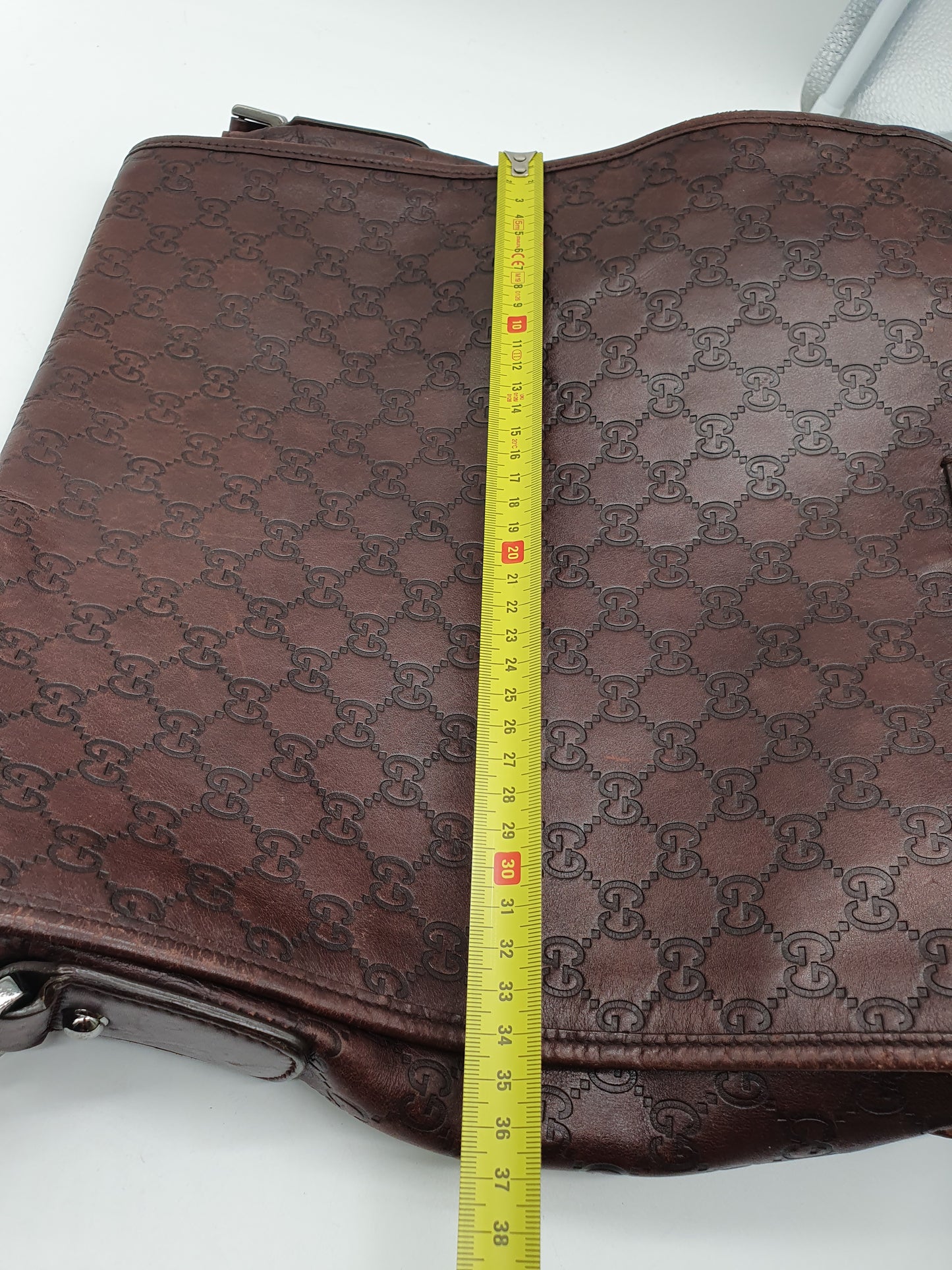 Gucci guccisima leather messenger bag