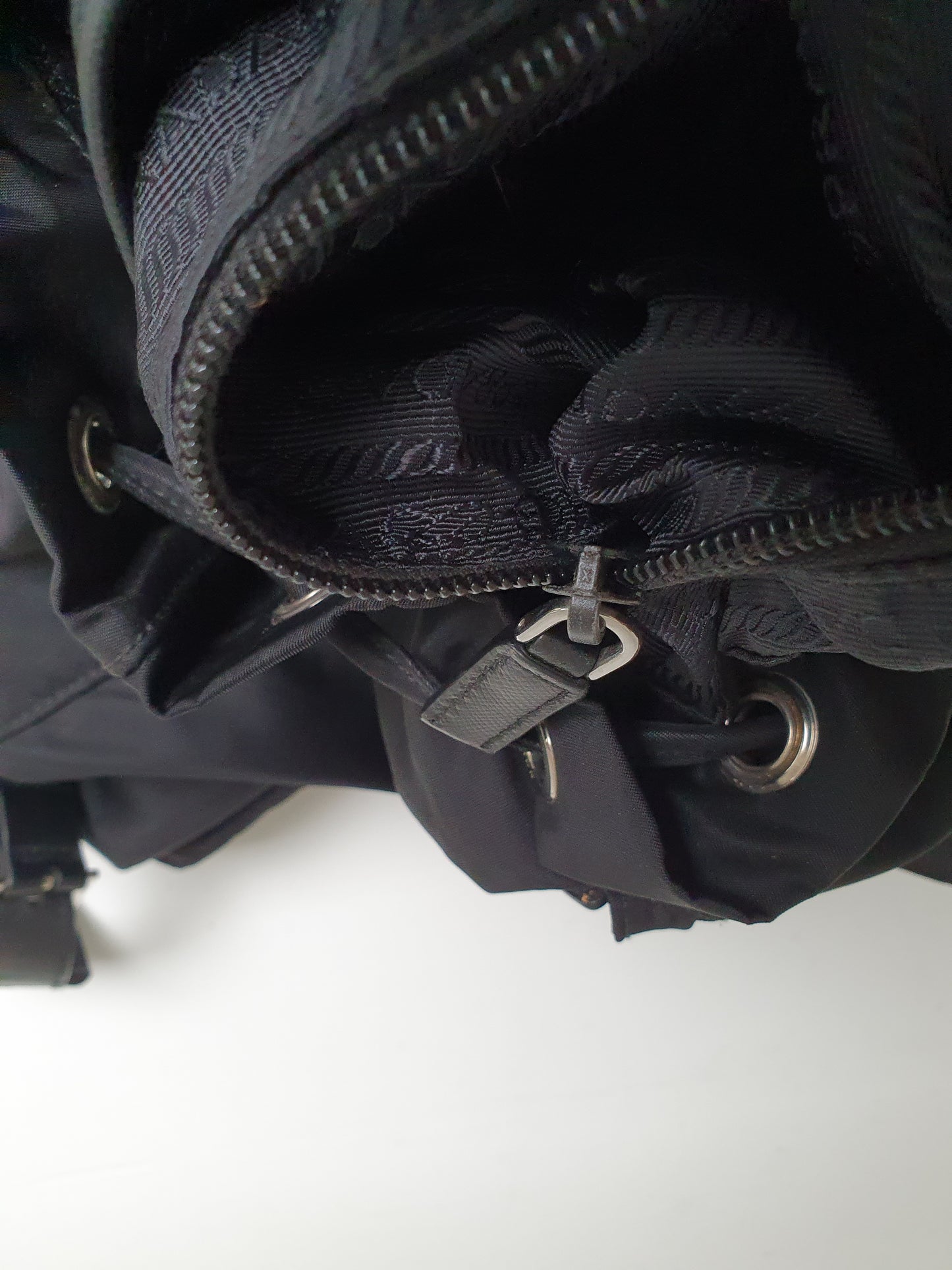 Prada renylon backpack