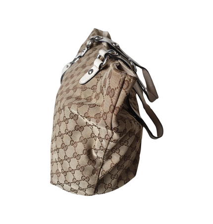 Gucci monogram shoulder tote