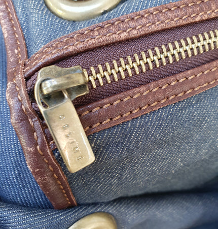 Sac bandoulière en denim Céline