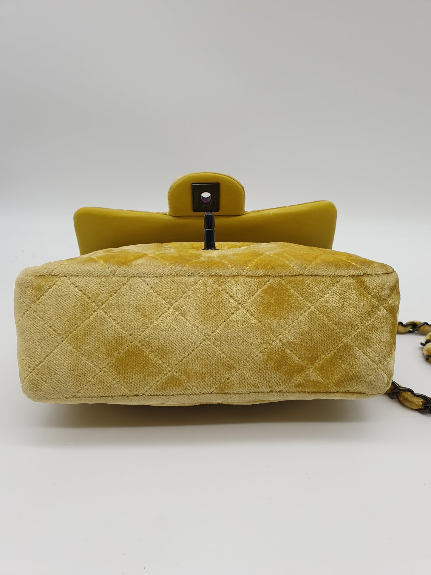 Chanel  classique/timeless velvet crossbody bag