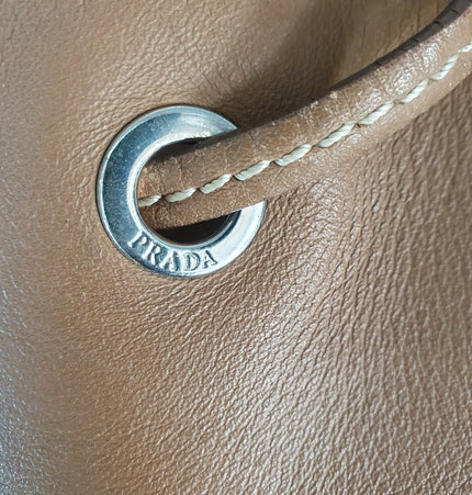 Sac à dos en cuir Prada