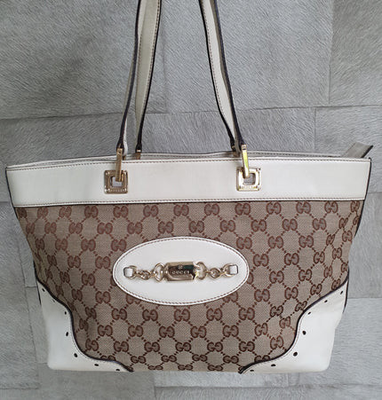Gucci horse bit shoulder bag
