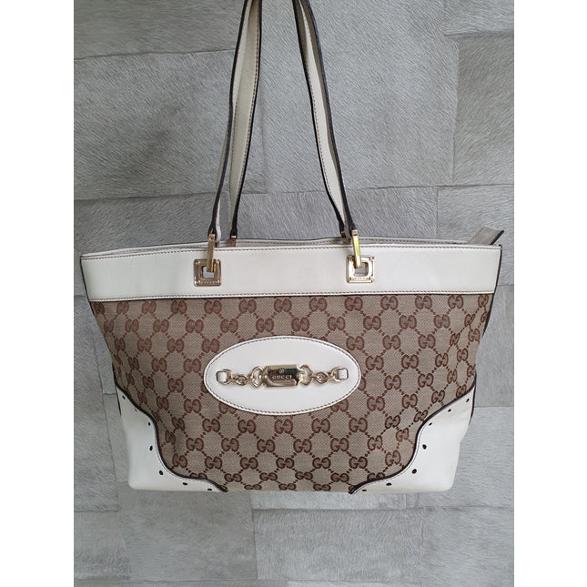 Gucci horse bit shoulder bag