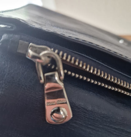 Miu miu studded pearls crossbody bag