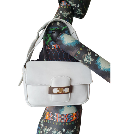 Celine vintage triomphe shoulder bag