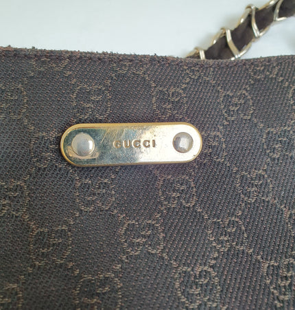 Gucci shoulder cloth bag