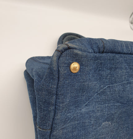 Prada canapa tote bag