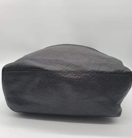 Gucci leather backpack