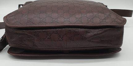 Gucci guccisima leather messenger bag