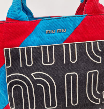 Miu miu cloth handbag