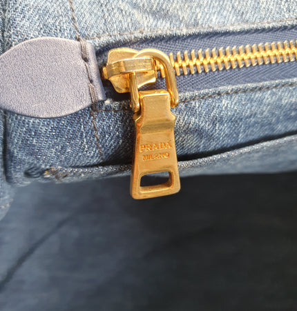 Prada canapa tote bag