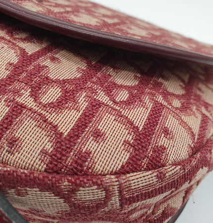 Dior monogram vintage denim crossbody bag