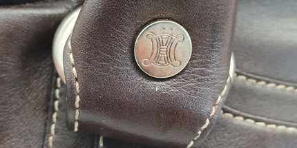 Celine vintage kiss lock handbag