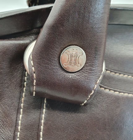 Celine vintage kiss lock handbag