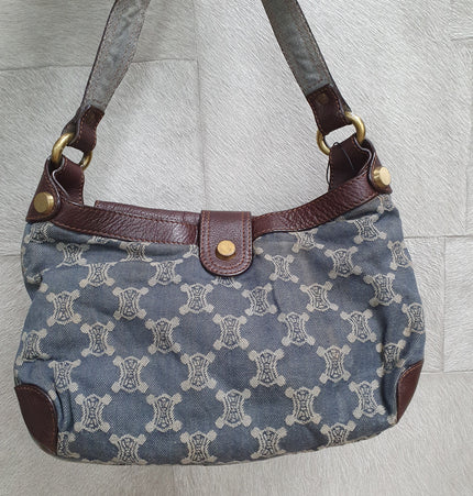 Celine denim vintage shoulder bag
