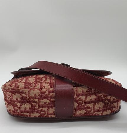 Dior monogram vintage denim crossbody bag