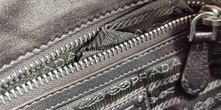 Prada lace shoulder bag