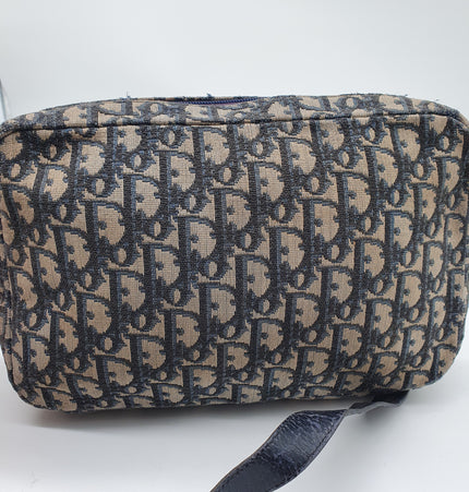 Dior monogram crossbody denim vintage bag