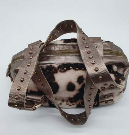 Dolce and gabbana fur shoulder bag