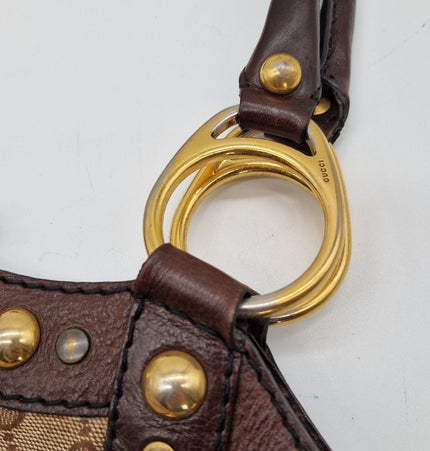 Gucci studded shoulder bag