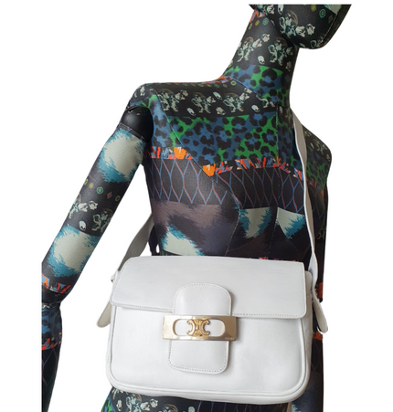 Celine vintage triomphe shoulder bag