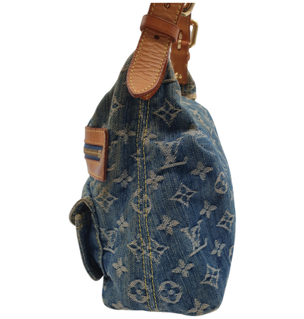 Louis Vuitton baggy denim shoulder bag