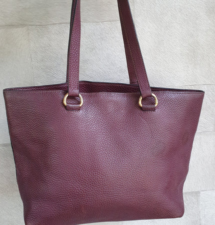 Prada leather shoulder bag
