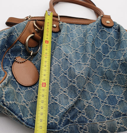 Gucci sukey denim shoulder bag