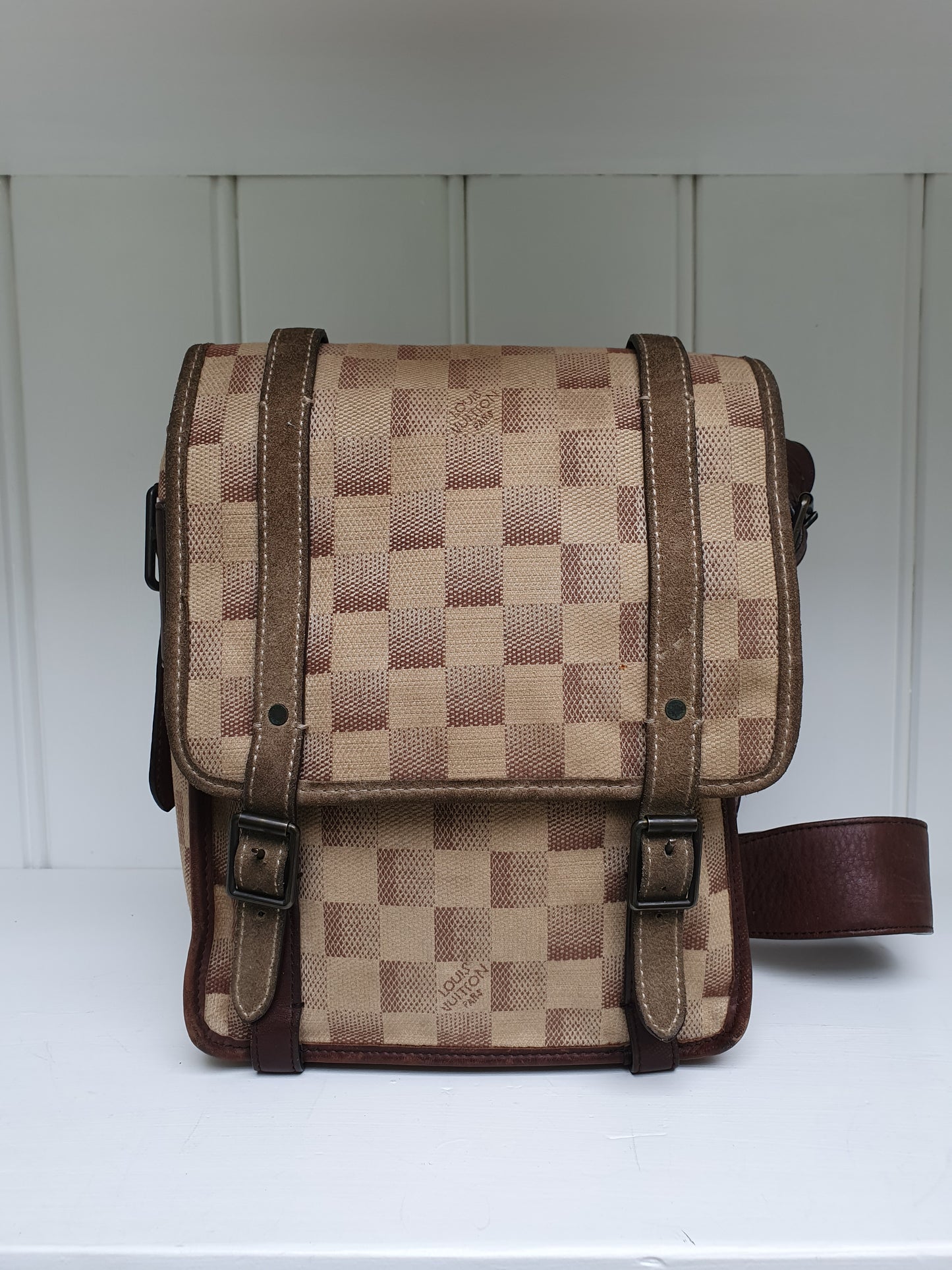 Louis vuitton Damier azur canvas Lune crossbody bag