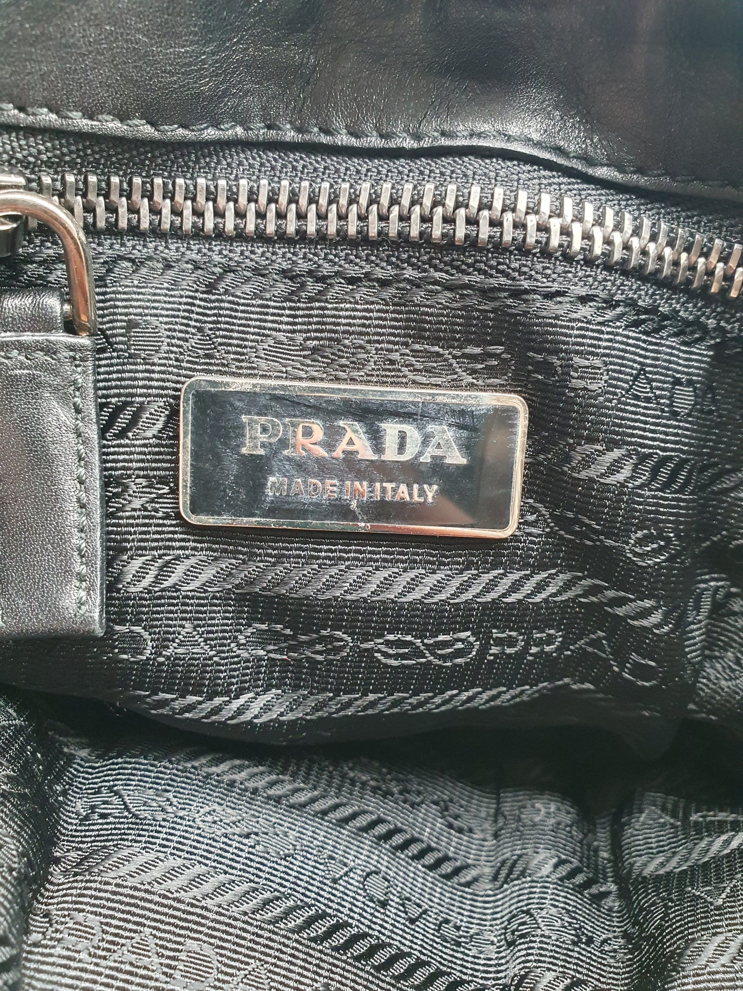 Prada cloth shoulder bag