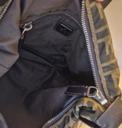 Fendi cloth shoulder bag