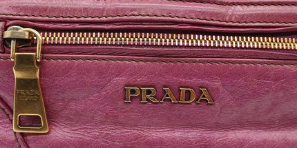Prada leather shoulder bag