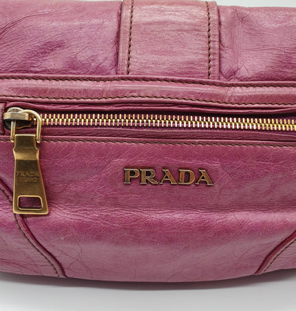 Prada leather shoulder bag
